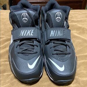 Nike Zoom Code Destroyer Black Football Cleats Athletic Sneakers Size 16W